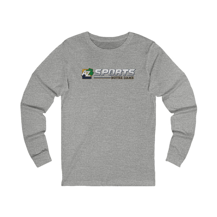 A to Z Sports Notre Dame Long Sleeve Tee
