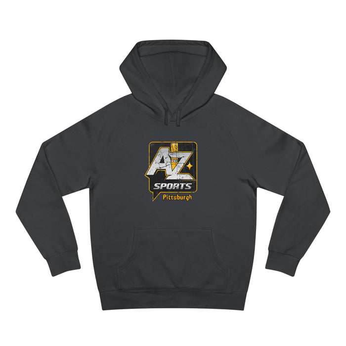 A to Z Sports Steelers Distressed Hoodie