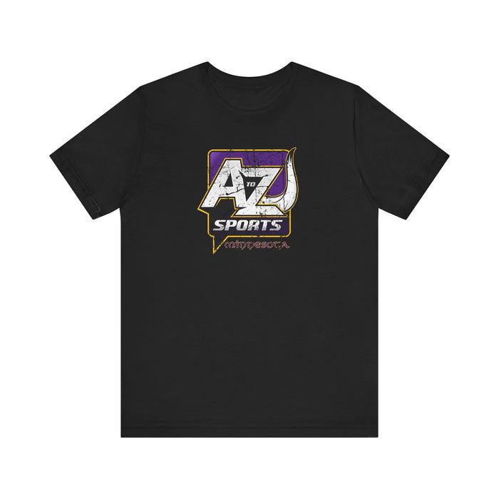 A to Z Sports Vikings Distressed T-Shirt
