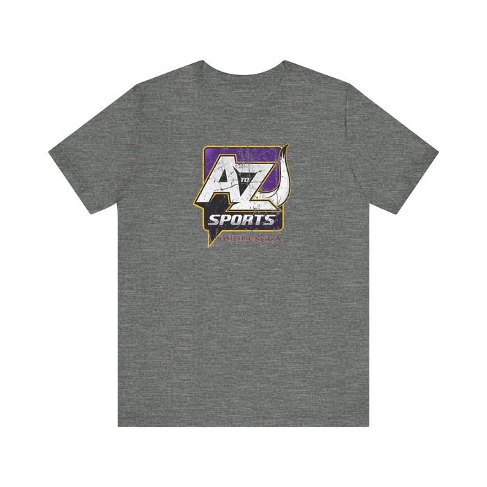 A to Z Sports Vikings Distressed T-Shirt
