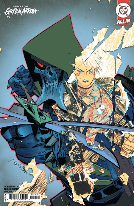 ABSOLUTE GREEN ARROW #2 (OF 6) CVR E INC MATIAS BERGARA CARD STOCK VAR