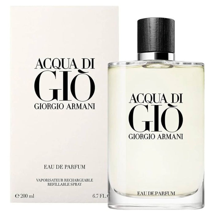 Acqua Di Gio by Giorgio Armani for Men 6.7 oz EDP Spray