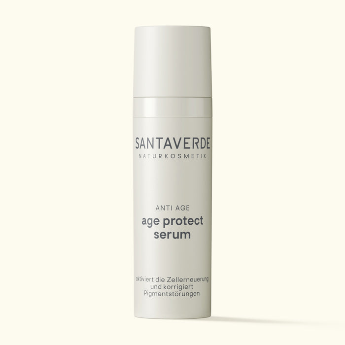 Santaverde Age Protect Serum – intensiv pflegendes Anti-Aging-Serum mit Aloe Vera zur Stärkung der Hautelastizität
