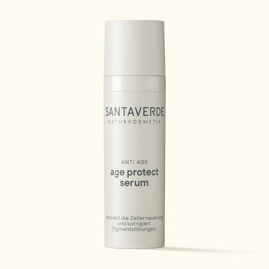 Santaverde Age Protect Serum – intensiv pflegendes Anti-Aging-Serum mit Aloe Vera zur Stärkung der Hautelastizität