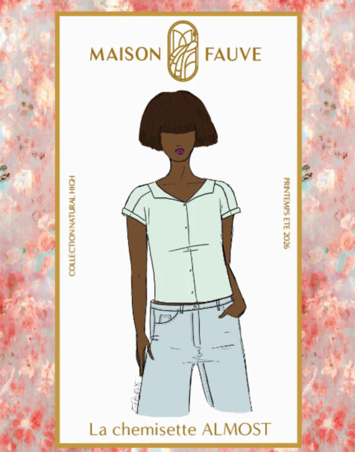 Almost Shirt Paper Sewing Pattern, Maison Fauve