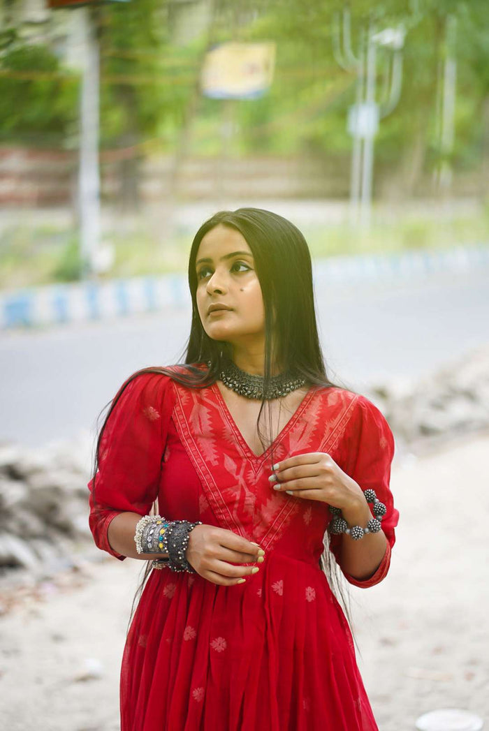 Red Maxi Dress