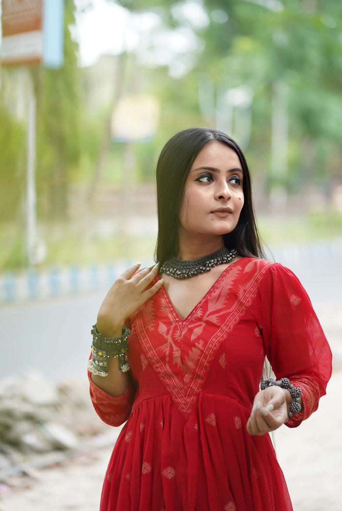 Anila In Red