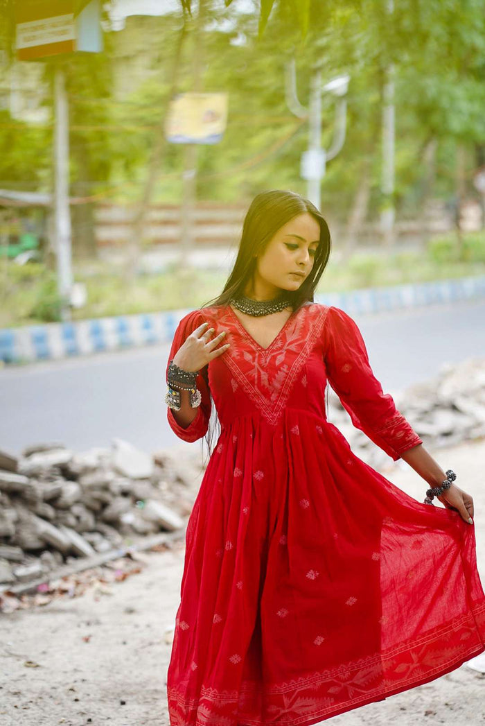 Anila In Red