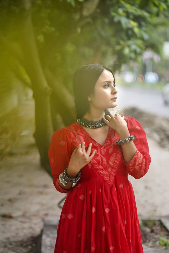 Anila In Red
