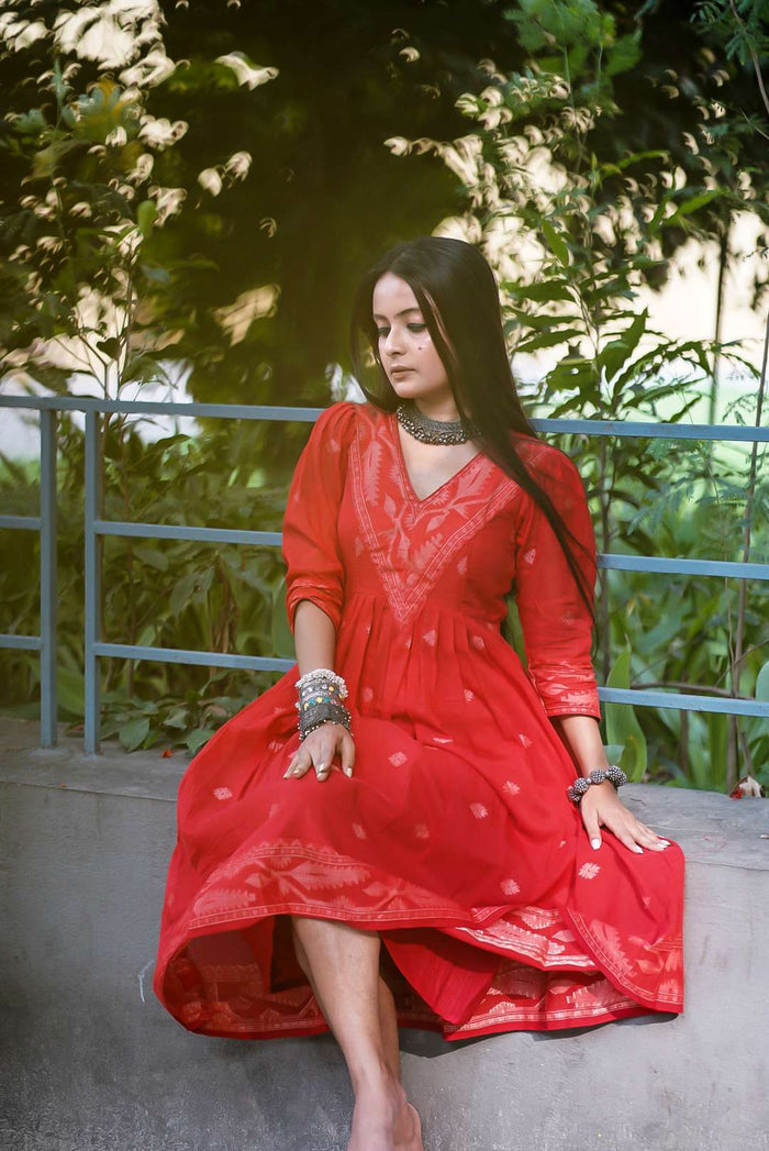 Anila In Red