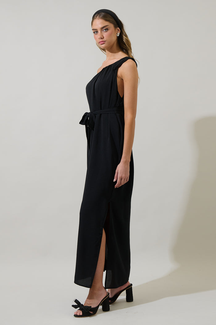 Ariane One Shoulder Maxi Dress