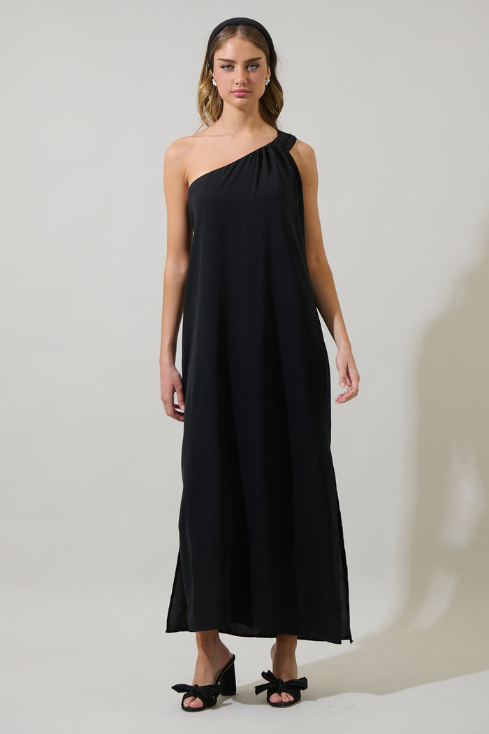 Ariane One Shoulder Maxi Dress