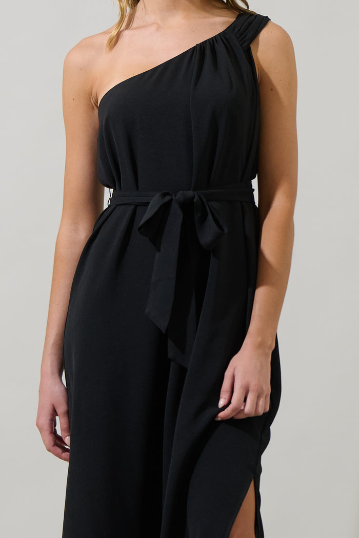 Ariane One Shoulder Maxi Dress
