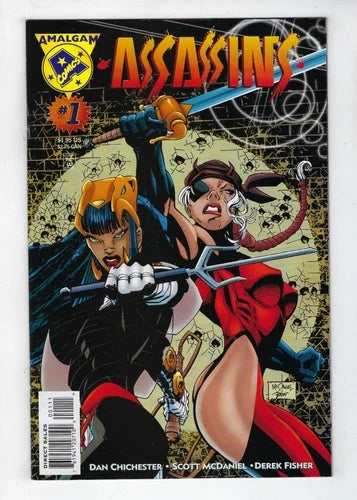 Assassins #1 Amalgam Comics 1996 DC Marvel Crossover Catwoman Elektra