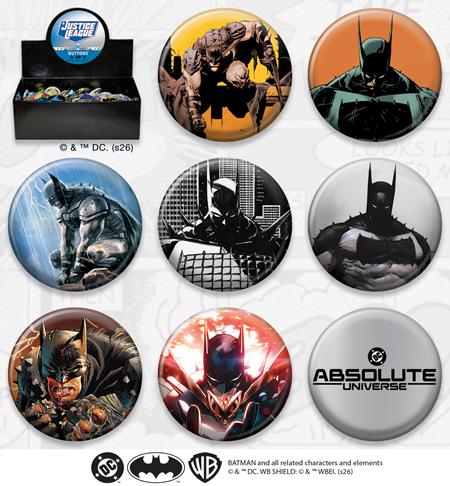 ATA-BOY DC ABSOLUTE 144 PIECE BUTTON ASST (NET) FOC August 31, 2026