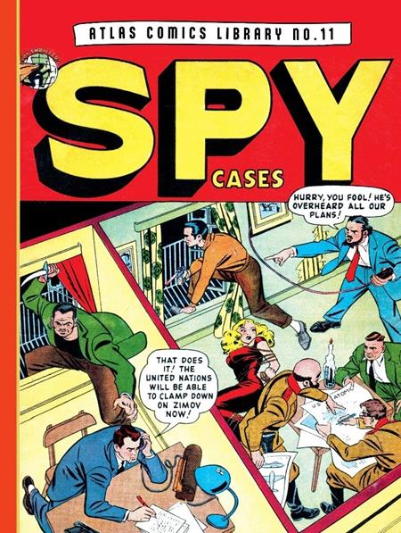 ATLAS COMICS LIBRARY HC NO 11 SPY CASES (MR) FOC September 7, 2026