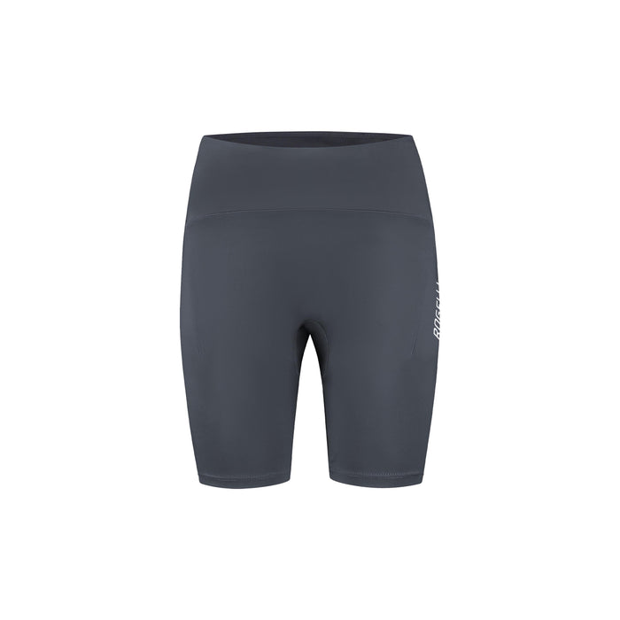 Rogelli Aya korte hardloopbroek strakke pasvorm dames grijs voorkant.