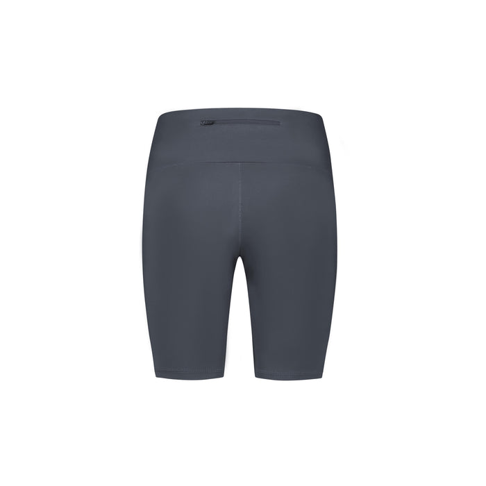 Rogelli Aya korte hardloopbroek strakke pasvorm dames grijs achterkant.