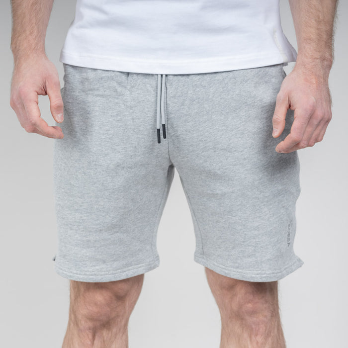 Baile Loopback Sweat Short - Silver Marl