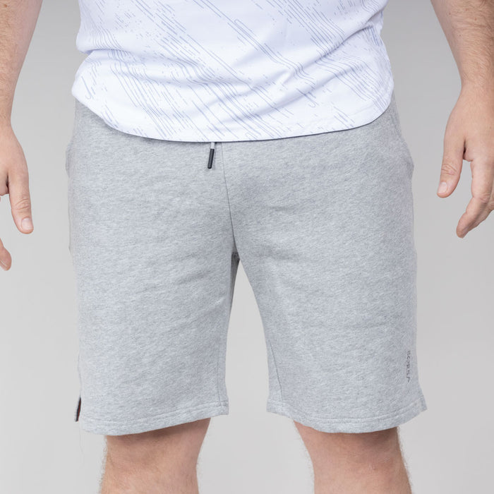 Baile Loopback Sweat Short - Silver Marl