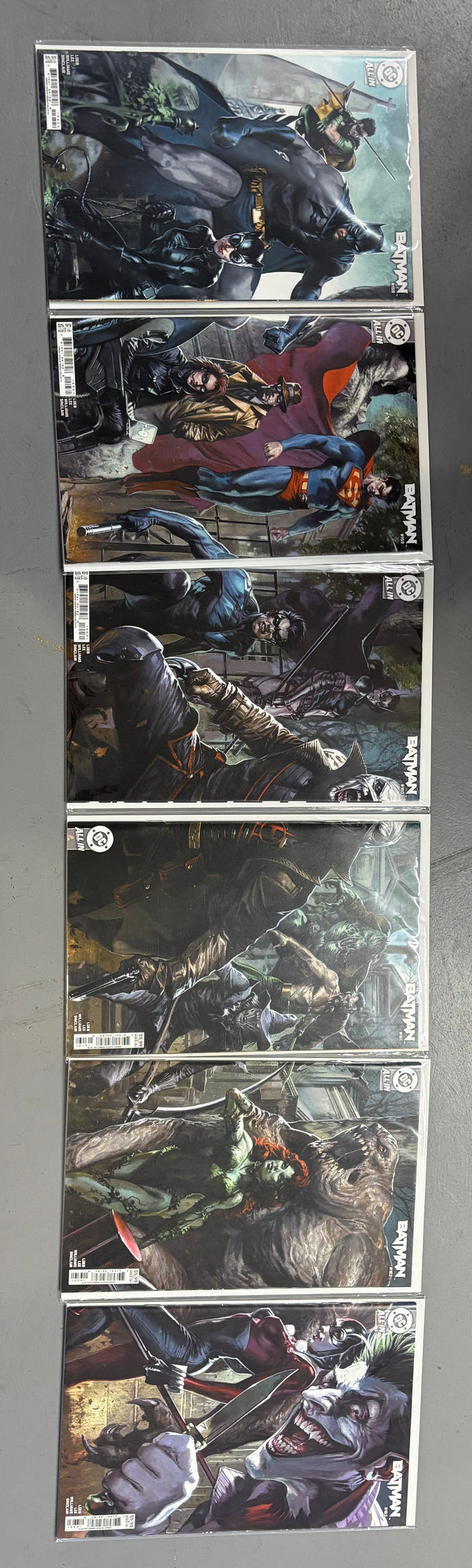 Batman #158 159 160 161 162 163 Gabriele Dell Otto Connecting Card Stock Set