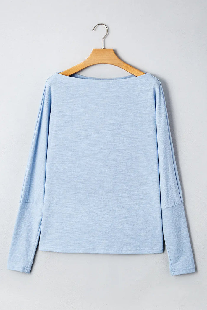 Batwing Long Sleeve Top - Tops/Long Tops