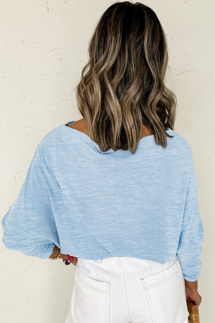 Batwing Long Sleeve Top - Tops/Long Tops
