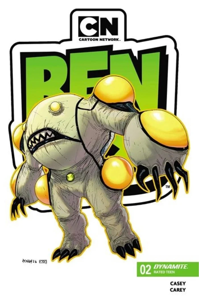BEN 10 #2 2ND PRINTING CVR A ROBERT CAREY