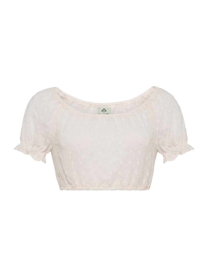 Berwin Dirndl Blouse, Ecru