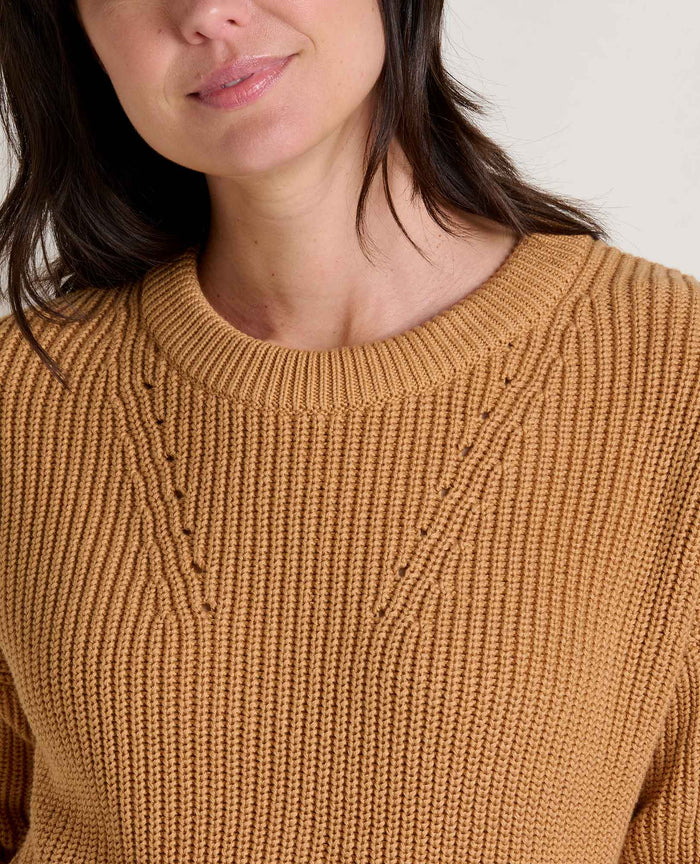 Bianca Shaker Crew Sweater