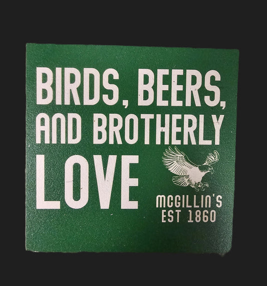 Birds, Beer and Brotherly Love Ornament