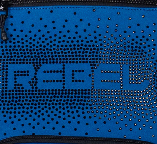 Black Onyx Rebel Luggage Crystal Logo