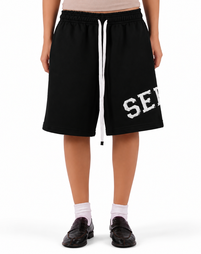 Black VINTAGE SEVEN SHORTS