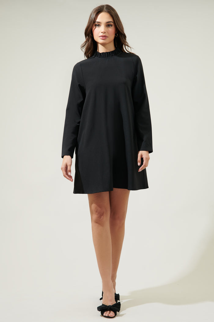 Blaine Ruffle Long Sleeve Mini Dress