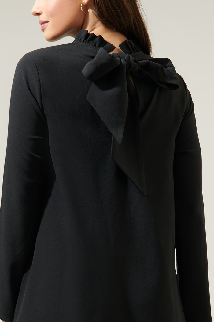 Blaine Ruffle Long Sleeve Mini Dress