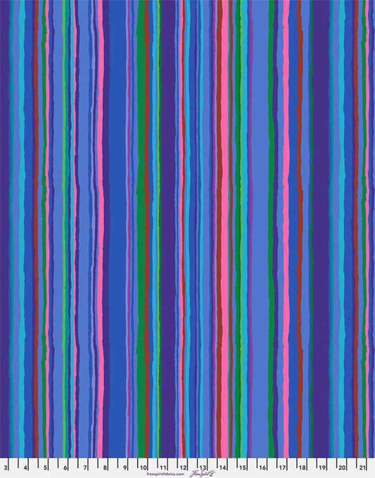 Blue Echo Stripe Cotton Fabric, Kaffe Fassett for Kaffe Fassett Collective Spring 2026