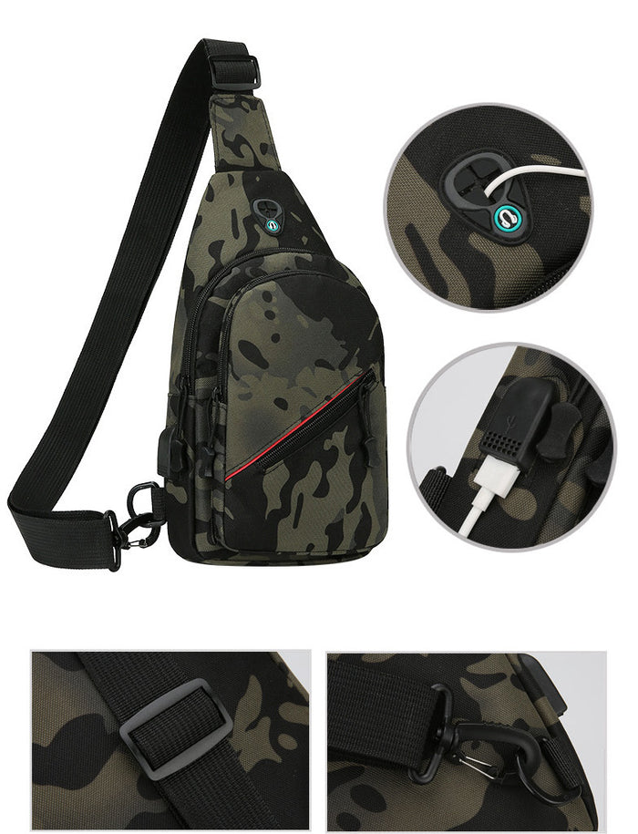 BM041 - Multifunctional USB Messenger Bag