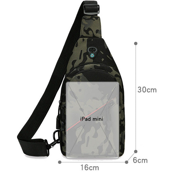 BM041 - Multifunctional USB Messenger Bag