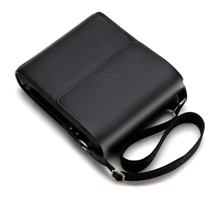 BM046 - Genuine Leather Men's Messenger Bag
