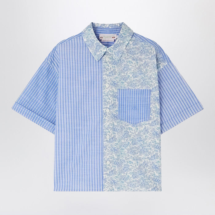 Shirts & Tops 12 Bonpoint - Elyas patchwork light blue shirt Brand
