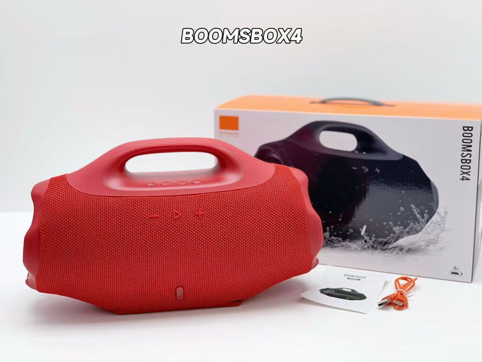 Boomsbox 4 Mini Portable Wireless Bluetooth Speaker with RGB Light