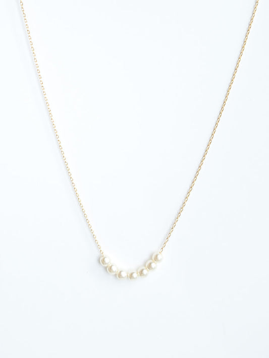 Bree Tiny Pearl Gold Necklace