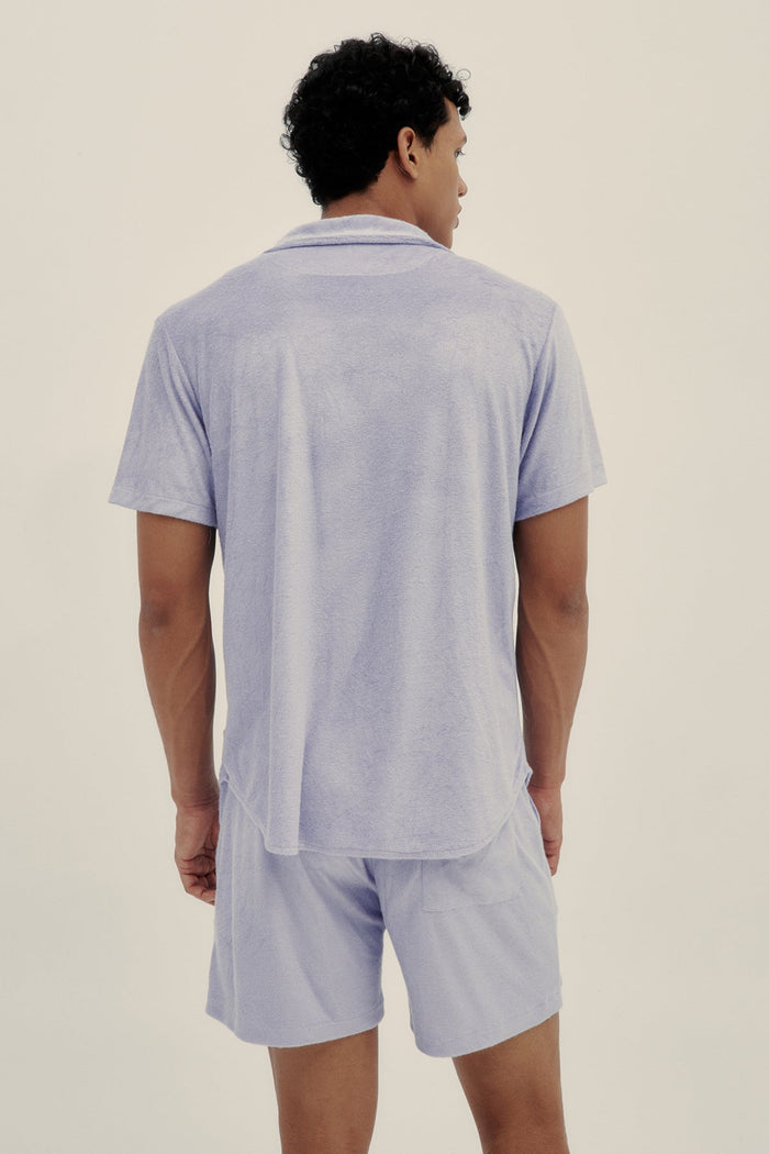 Camisa Terry Lavanda - Polonio Uruguay
