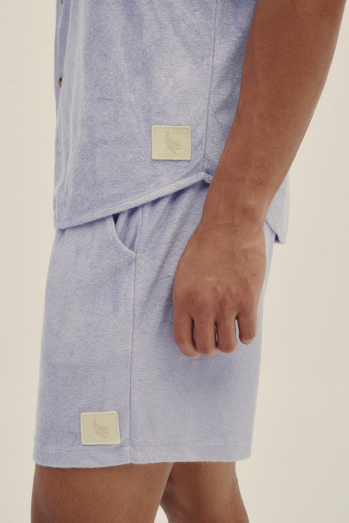 Camisa Terry Lavanda - Polonio Uruguay