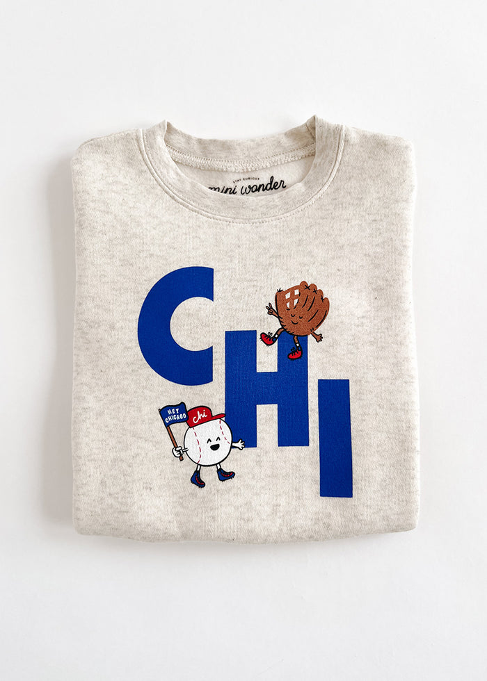Chi Baseball Game Day Buddies Sweatshirt