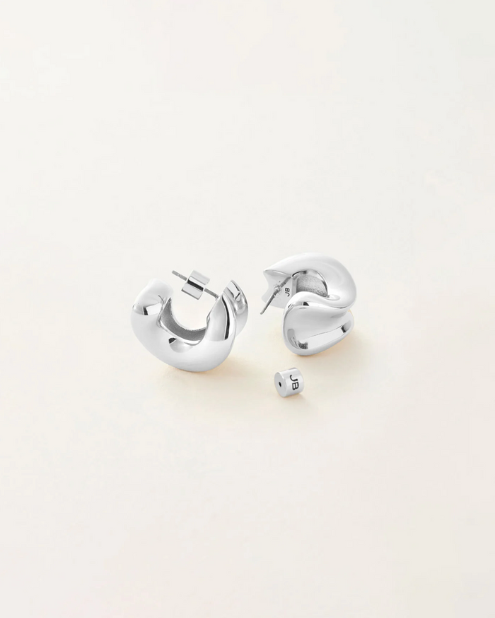 Chunky Doune Hoop - Silver