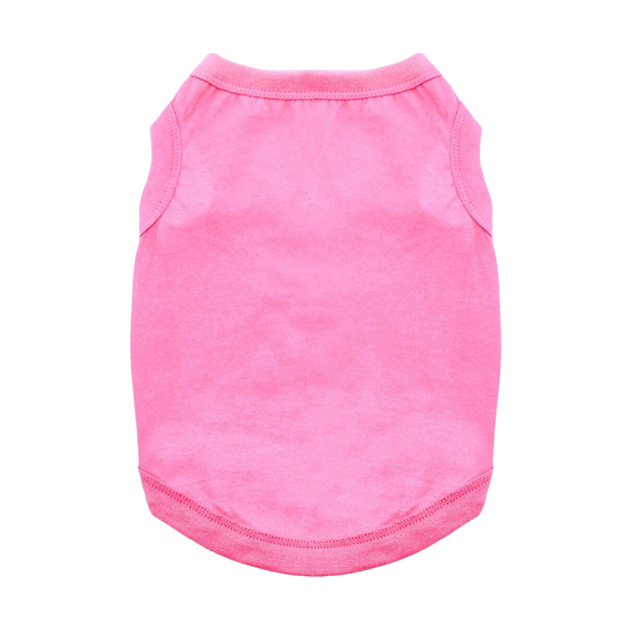 CARNATION-PINK-COTTON-TANK-DOG-TEE-SHIRT