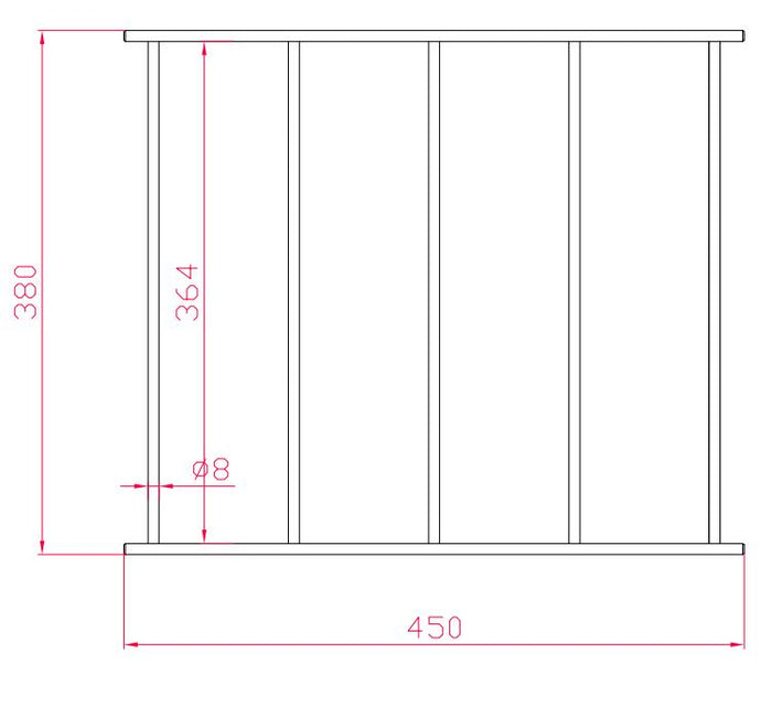Cleaners Sink with Wall Brackets and Grate 555*455*200mm