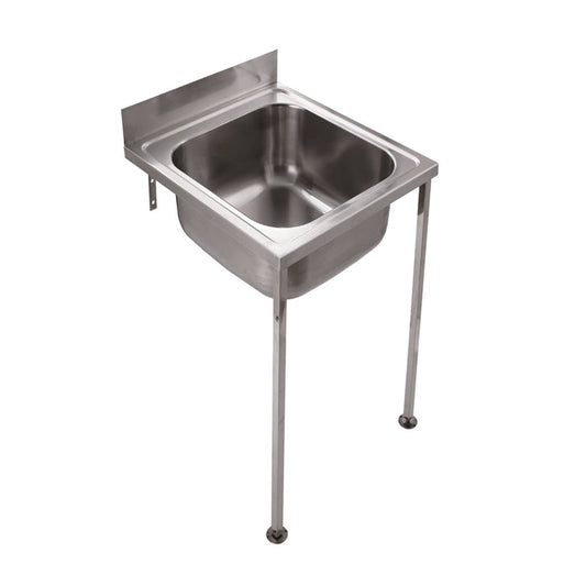 Cleaners Sink with Wall Mount Legs 555*455*200mm