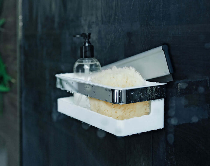 Collection Moll Shower Basket with Squeegee and Detachable Synthetic Insert - Keuco